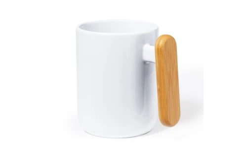 Mug personnalisé Mystral de 480 ml avec poignée en bambou