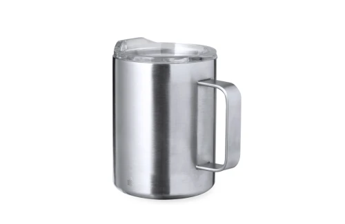 Mug isotherme personnalisé Dovery en acier inox recyclé 370 ml