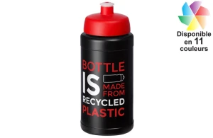 Bouteille sport personnalisée recyclée Baseline de 500 ml