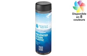 Bouteille personnalisée H2O Active® Eco vibe avec couvercle vissé 850 ml