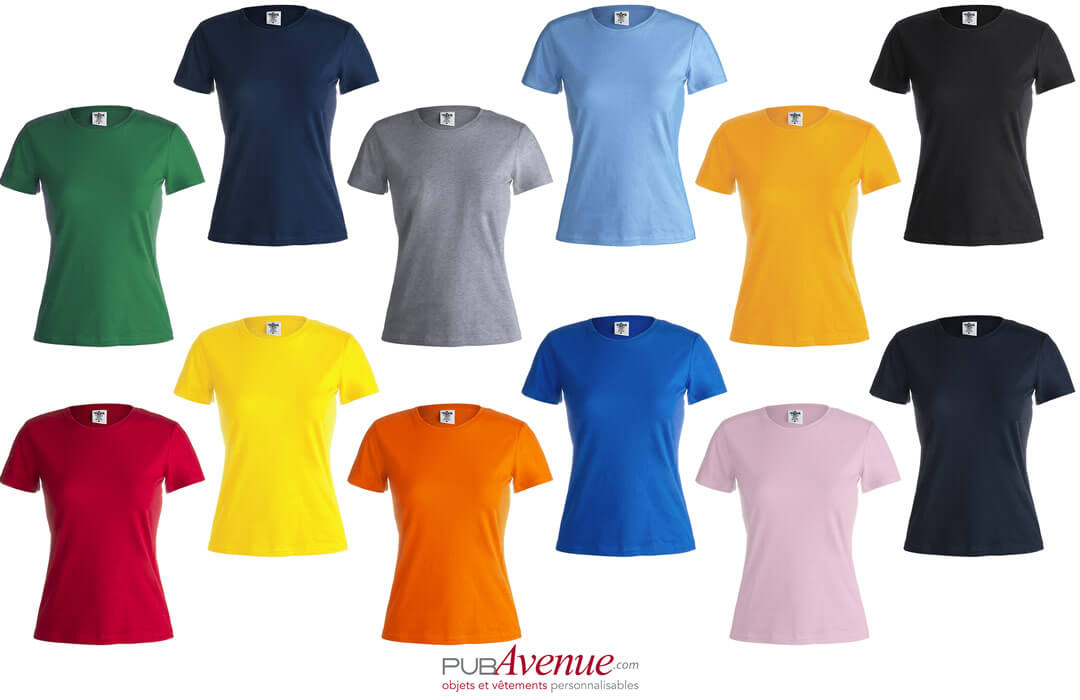 Tee shirt keya 150 pour femme publicitaire personnalisé
