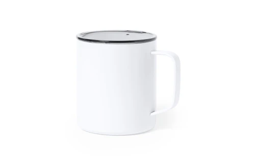 Tasse isotherme personnalisée Hanna en acier inoxydable de 420 ml