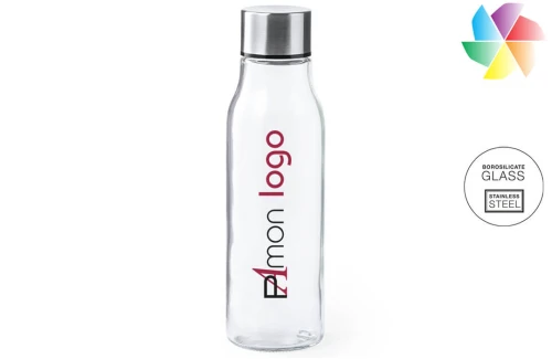 Bouteille personnalisée haute qualité en verre borosilicaté Krobus 550 ml