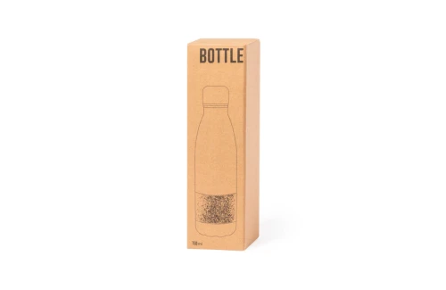 Bouteille personnalisée en acier inoxydable à finition mate et liège Sereok 750 ml