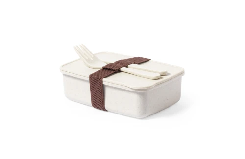 Lunch box personnalisée Harxem boite repas sans bisphénol A avec couverts