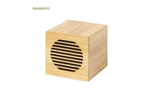 Haut-parleur sans fil personnalisé enceinte Bluetooth® en bambou Teoden