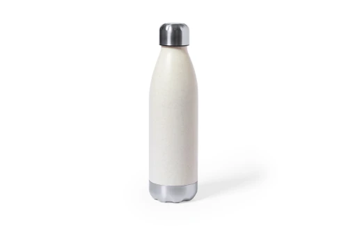 Bouteille personnalisée en PE veiné et bouchon en acier Herrax 700 ml