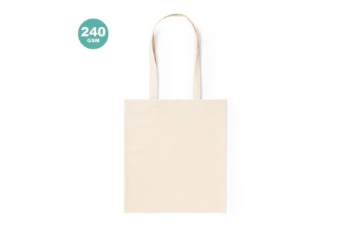 Tote bag personnalisé en coton épais naturel Trendik