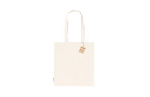 Tote bag personnalisable en coton bio naturel recyclé certifié GOTS Rumel