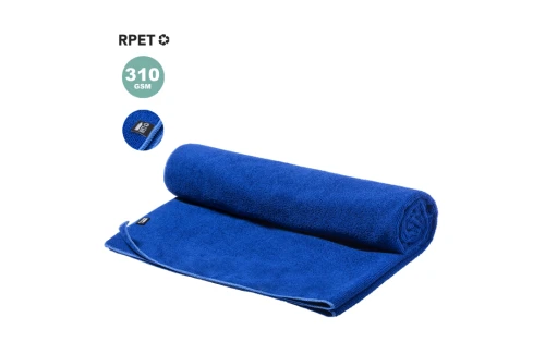 Drap de bain personnalisable absorbante en RPET recyclé Risel 90 x 170