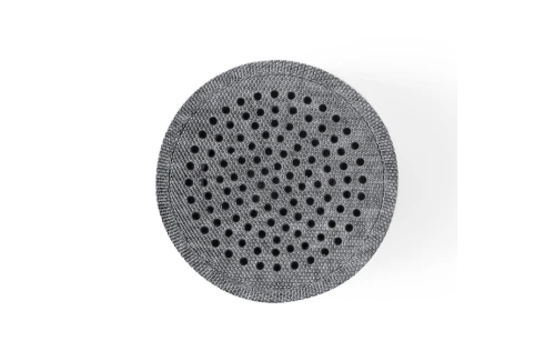 Mini enceinte Bluetooth® personnalisée haut-parleur en RPET recyclé Donny