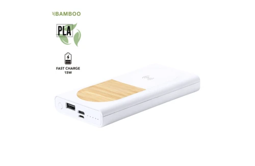 Batterie externe personnalisable powerbank chargeur sans fil Ditte 8000 mAh