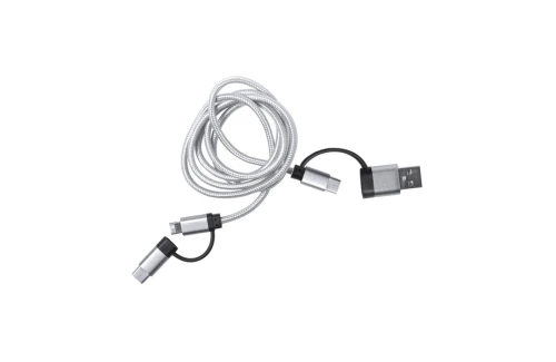 Câble de chargeur personnalisé double connexion micro USB Trentex