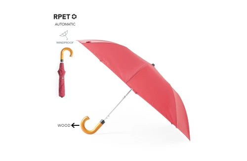 Parapluie pliable personnalisé recyclé à ouverture automatique Branit