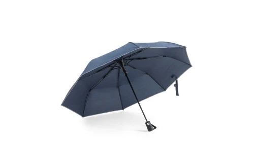 Mini parapluie pliable personnalisé automatique en RPET recyclé Nereus