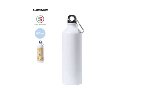 Gourde personnalisée en aluminium pour sublimation Bredix 800 ml