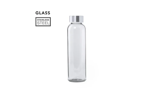 Bouteille personnalisée verre transparent et bouchon à vis Eltron 500 ml