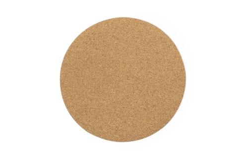 Tapis de souris bureau personnalisé Topick format rond en liège naturel