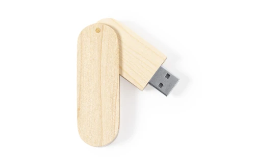 Clé USB personnalisée 16 Go twist bois Vedun made in europe