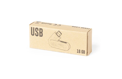 Clé USB personnalisée 16 Go twist bois Vedun made in europe