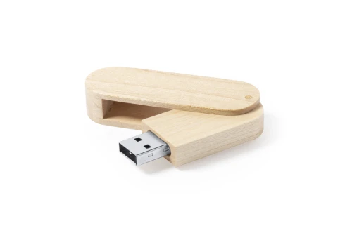 Clé USB personnalisée 16 Go twist bois Vedun made in europe