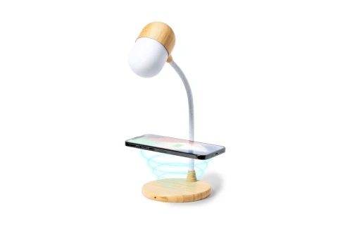 Lampe de bureau multifonction personnalisée avec chargeur et haut-parleur Lars