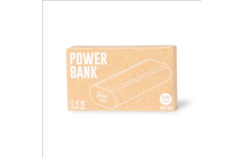 Batterie externe de secours powerbank publicitaire Hylin 2200 mAh