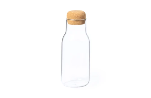 Bouteille personnalisée en verre borosilicaté avec bouchon liège Ricadel 800 ml