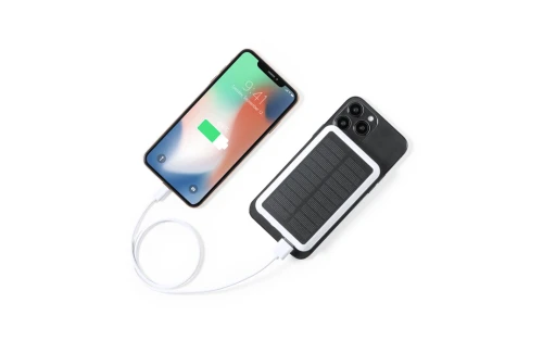 Batterie externe personnalisable powerbank solaire Maddy 8000 mAh