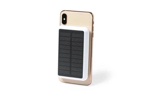 Batterie externe personnalisable powerbank solaire Maddy 8000 mAh