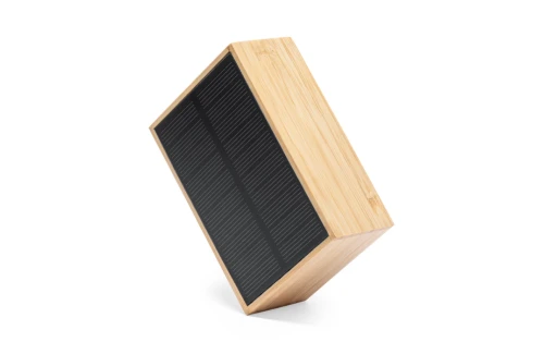 Enceinte Bluetooth® haut-parleur personnalisable à panneaux solaires Laurens