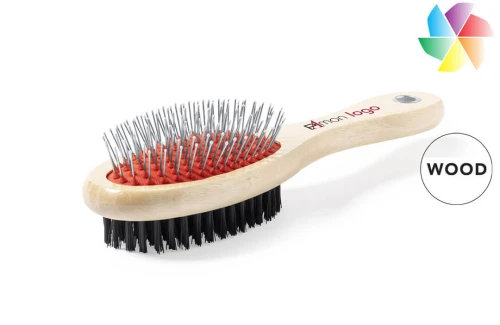 Brosse pour animaux de compagnie publicitaire personnalisée Brolin 