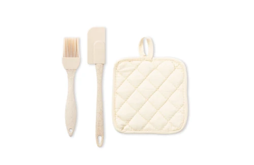 Manique de cuisine personnalisée Marduk set avec spatule et pinceau