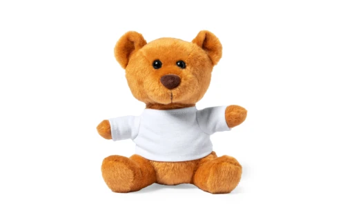 Ourson peluche personnalisé avec t-shirt blanc Sincler