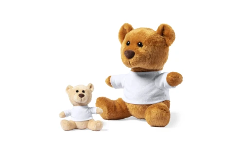 Ourson peluche personnalisé avec t-shirt blanc Sincler