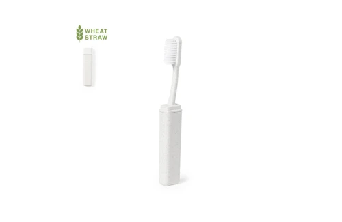 Brosse à dents pliable personnalisée Duncan en fibre de blé