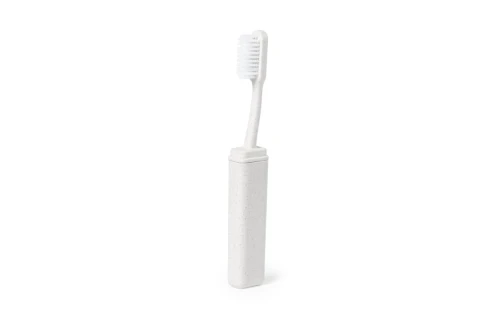 Brosse à dents pliable personnalisée Duncan en fibre de blé