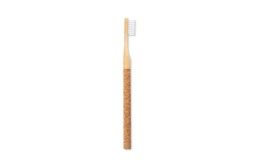 Brosse à dents personnalisée Piglet manche liège et corps bambou