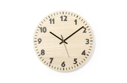 Horloge personnalisée en bois pendule murale Yustry