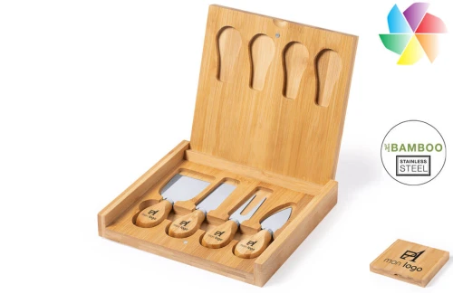 Planche à découper pliante pour fromage set avec accessoires Wayne