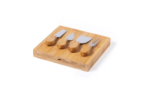 Planche à découper pliante pour fromage set avec accessoires Wayne