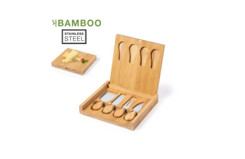 Planche à découper pliante pour fromage set avec accessoires Wayne