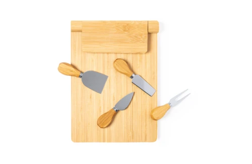 Planche à découper personnalisée pour fromages avec accessoires Mildred