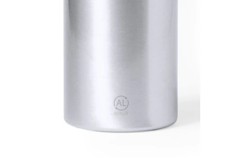 Gourde publicitaire en aluminium recyclé finition mat Seirex 400 ml