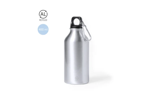 Gourde publicitaire en aluminium recyclé finition mat Seirex 400 ml