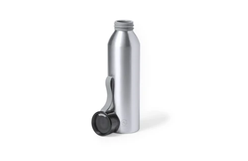 Bourde personnalisée en aluminium recyclé avec sangle en silicone Yaliz 650 ml