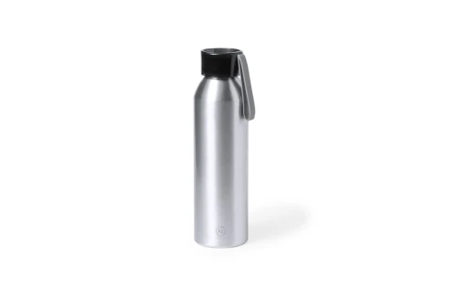 Bourde personnalisée en aluminium recyclé avec sangle en silicone Yaliz 650 ml