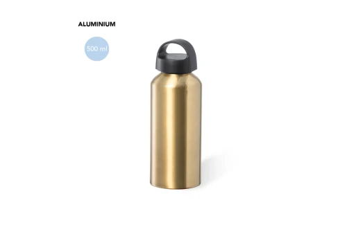 Gourde publicitaire en aluminium brillant Fecher 500 ml