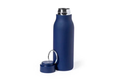 Gourde personnalisée en inox avec anneau de transport Bucky 600 ml