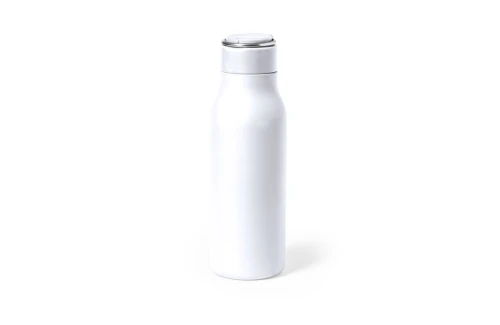 Gourde personnalisée en inox avec anneau de transport Bucky 600 ml